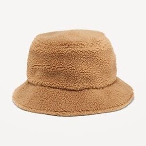Cozy Brown Sherpa Bucket Hat